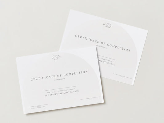 Editable Beauty Course Certificate | Canva Template