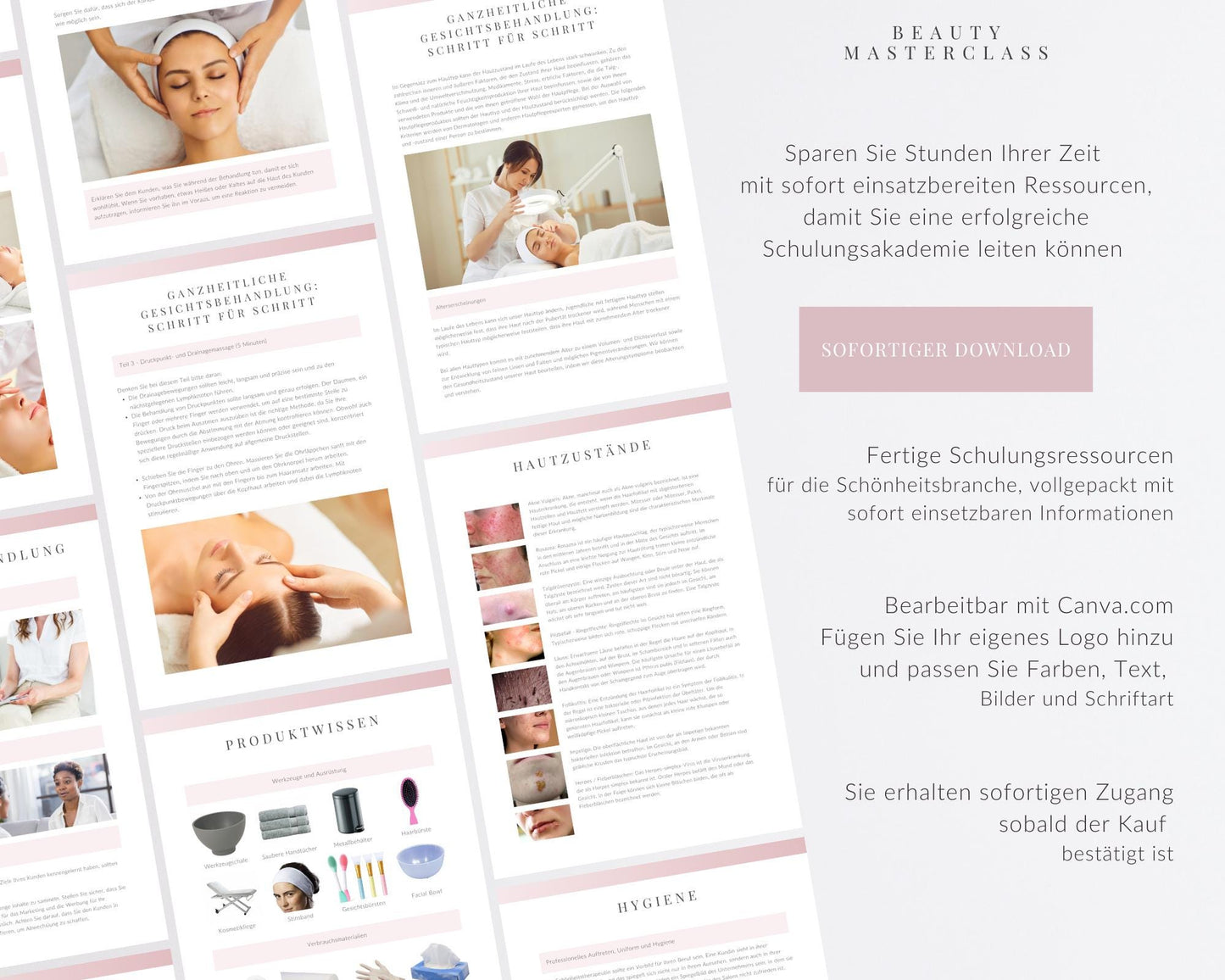 German Holistic Facial Editable Training Manual
