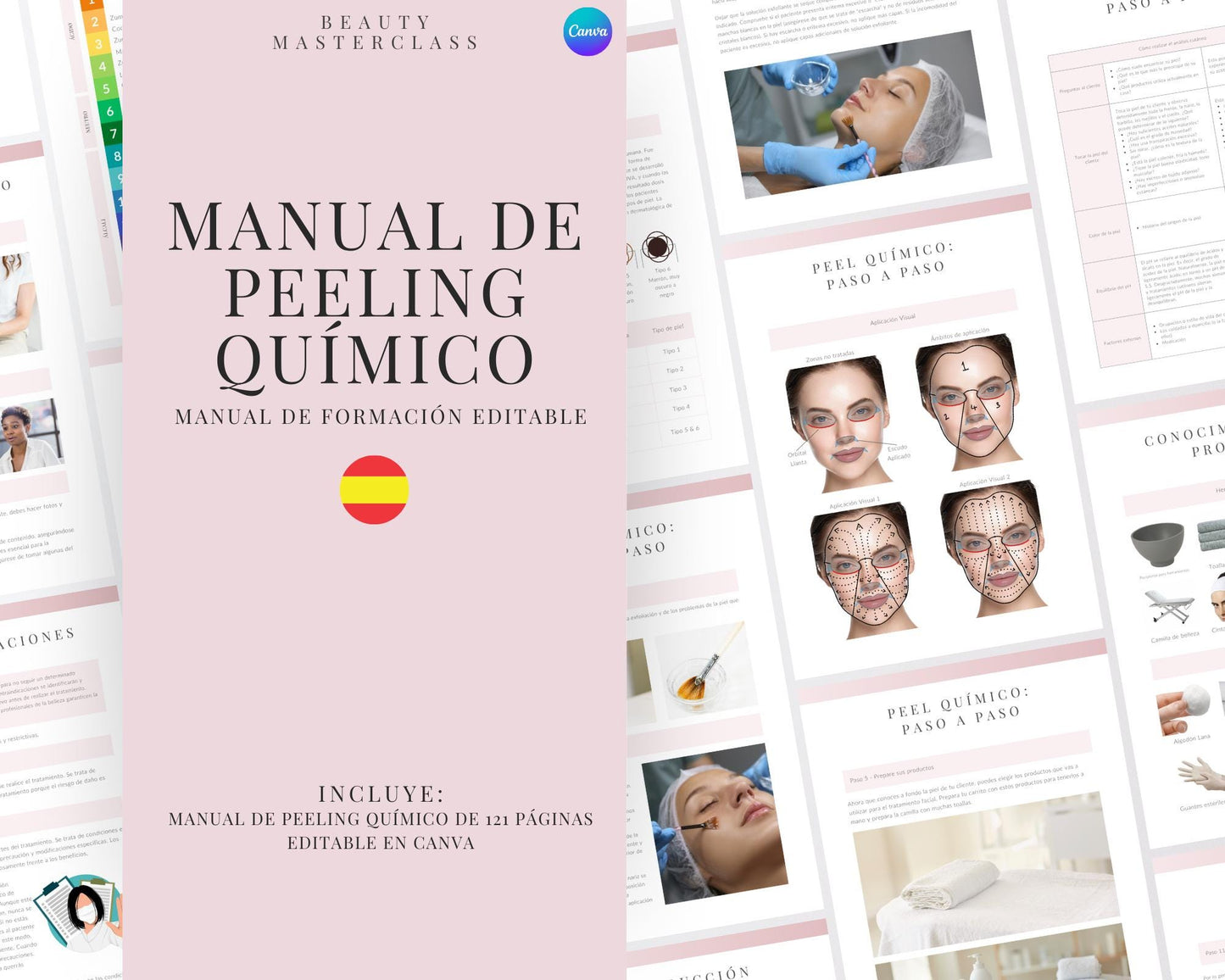 Spanish Chemical Peel Editable Training Manual