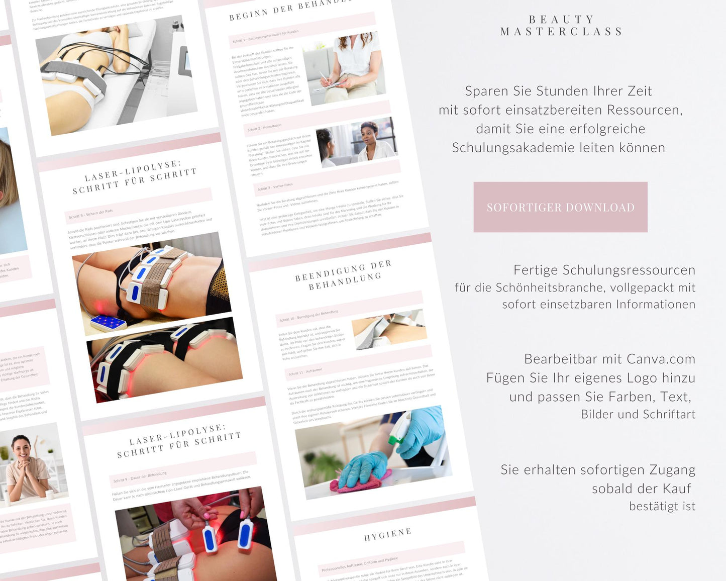 German Laser Lipolysis Editable Training Manual