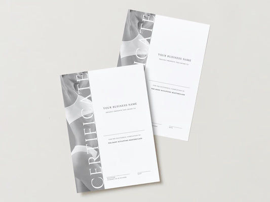 Editable Beauty Course Certificate | Canva Template