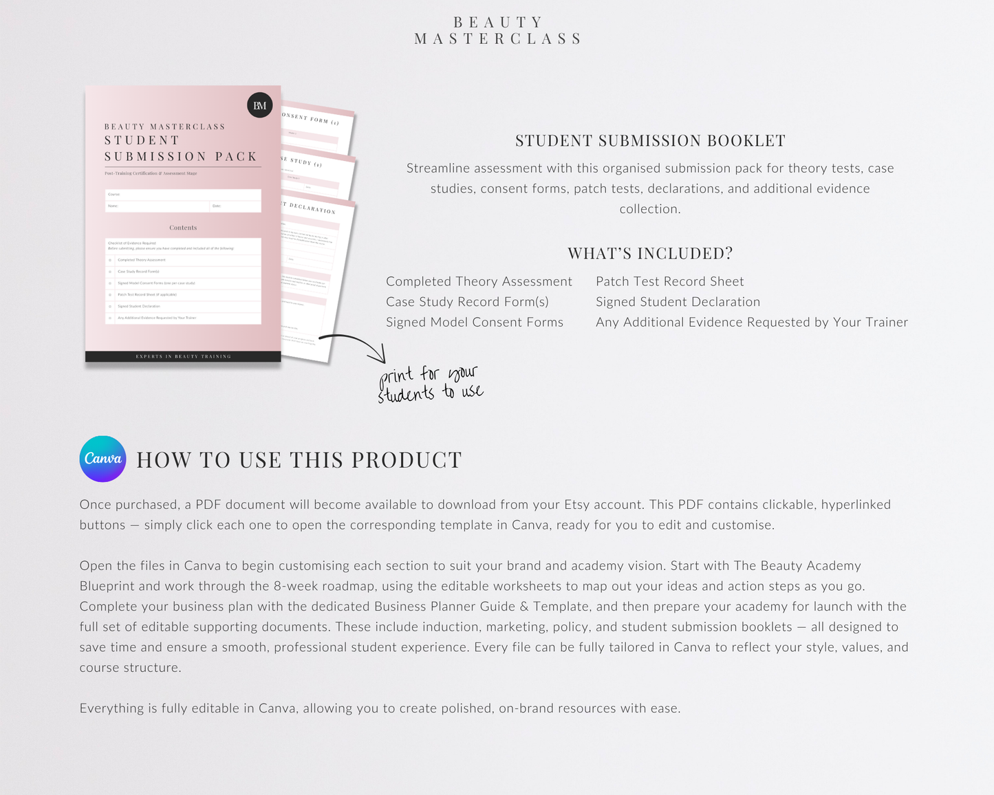 The Beauty Academy Blueprint – Complete Starter Kit for Launching Your Own Training Academy | All-in-One 8 Week Launch Bundle
