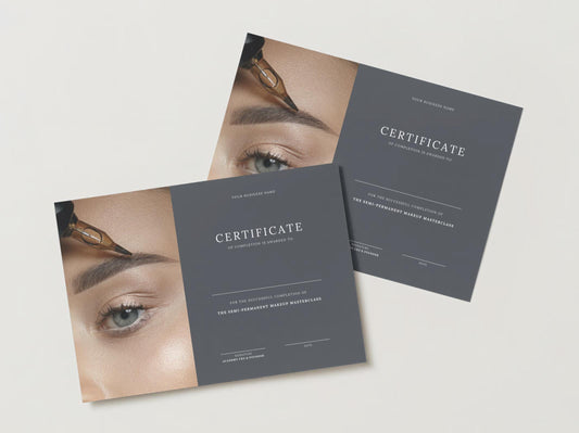 Editable Beauty Course Certificate | Canva Template