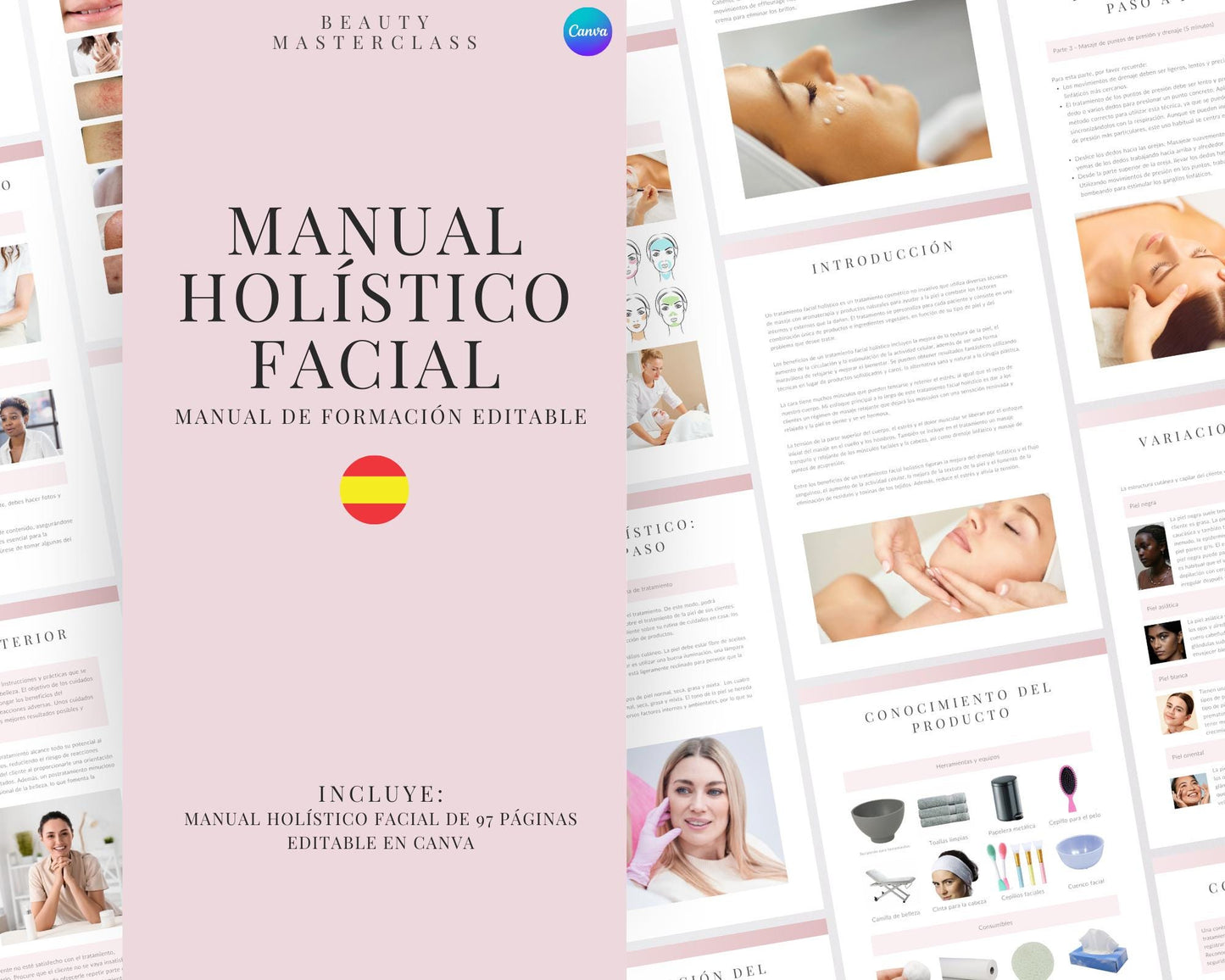 Spanish Holistic Facial Editable Training Manual