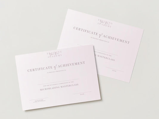 Editable Beauty Course Certificate | Canva Template