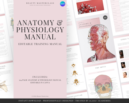 Anatomy and Physiology Level 3 Editable Training Manual