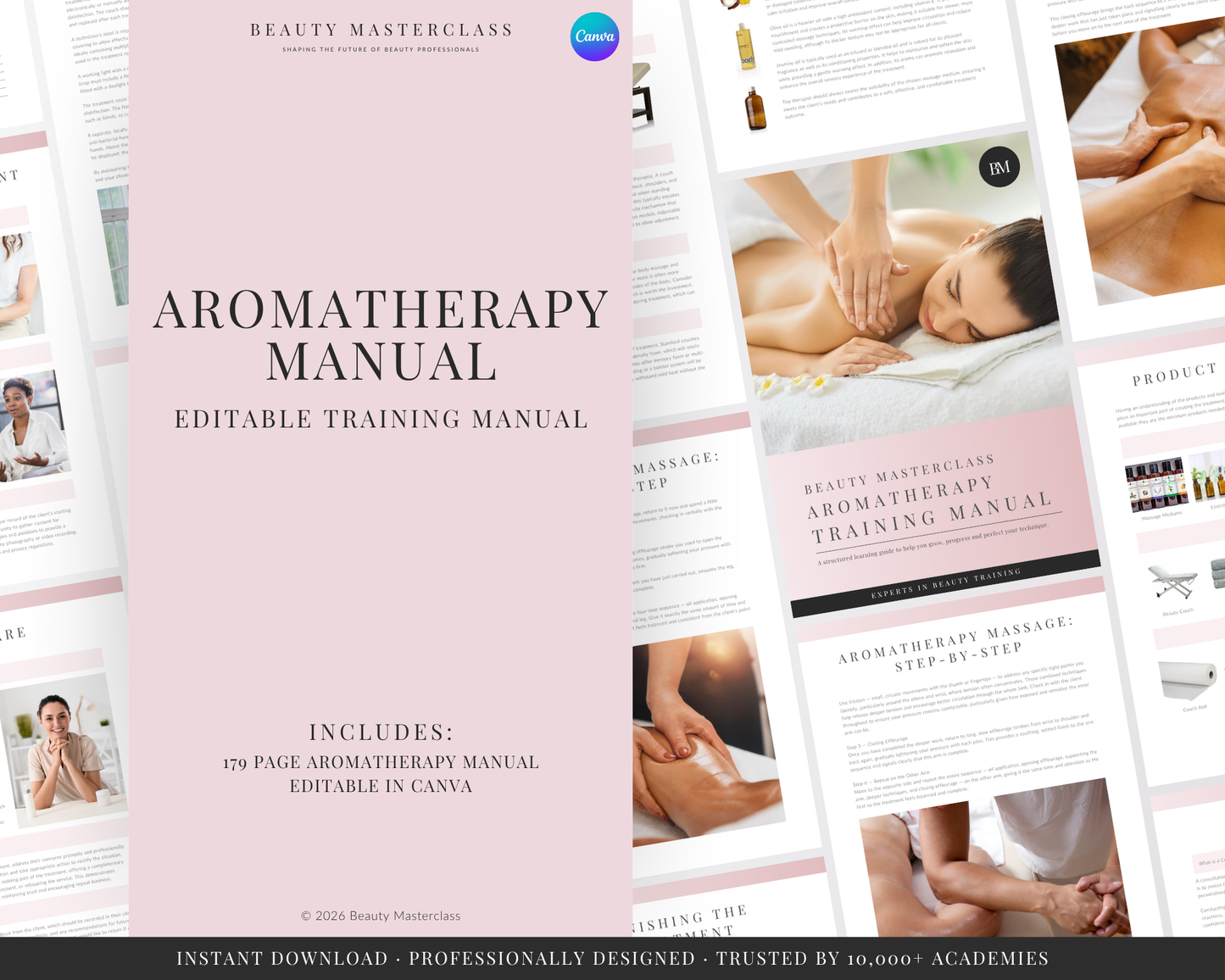 Aromatherapy Massage Editable Training Manual