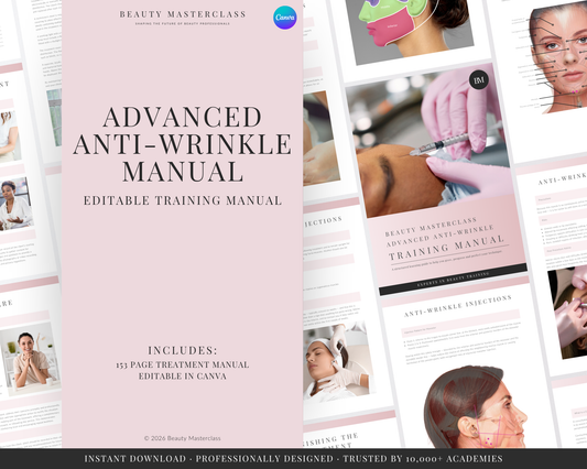 Advanced Anti-Wrinkle Aesthetic Editable Training Manual