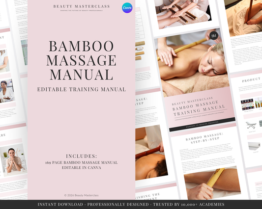 Bamboo Massage Editable Training Manual