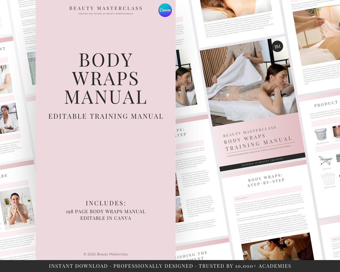 Body Wraps Massage Editable Training Manual
