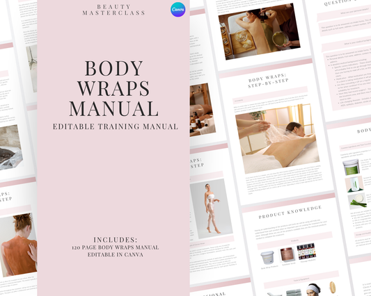 Body Wraps Massage Editable Training Manual