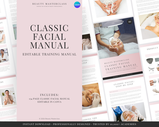Classic Facial Editable Training Manual