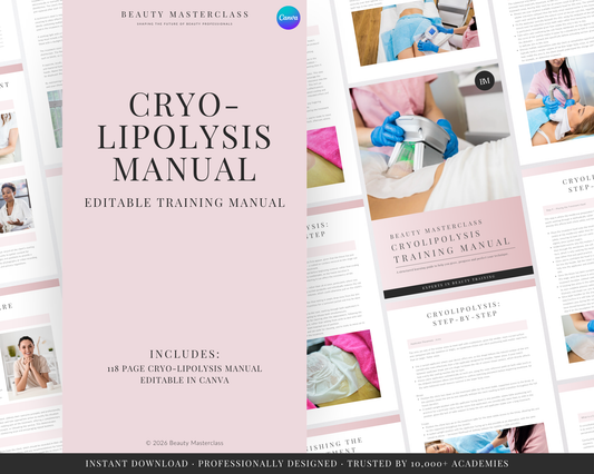 Cryolipolysis Body Contouring Editable Training Manual