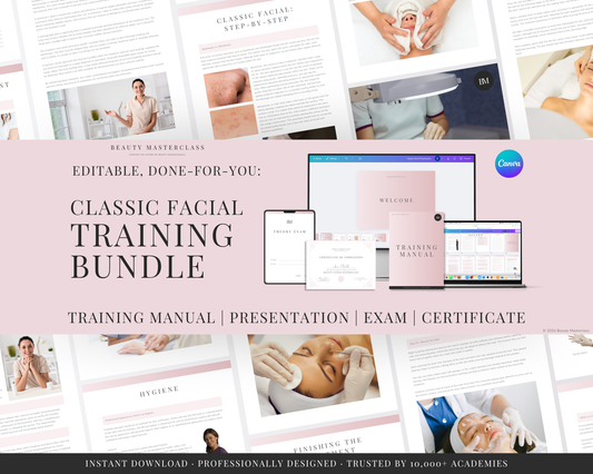 Classic Facial Editable Training Bundle