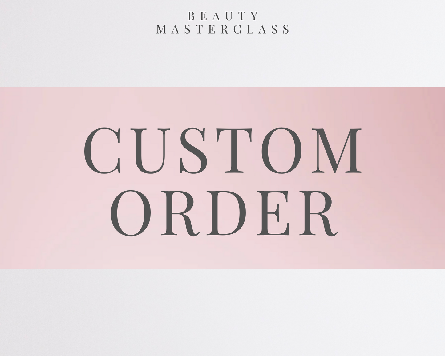 Custom Order for Zara