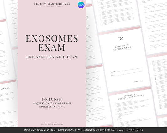 Exosomes Aesthetic Editable Theory Exam