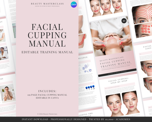 Facial Cupping Editable Training Manual