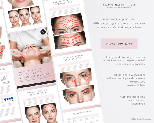 Facial Cupping Editable Training Manual