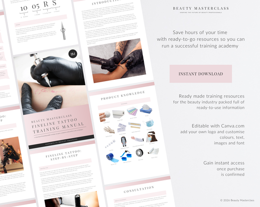 Fineline Tattoo Editable Training Manual