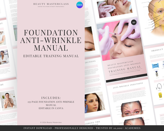 Foundation Anti-Wrinkle Aesthetic Editable Training Manual