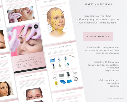 Foundation Anti-Wrinkle Aesthetic Editable Training Manual