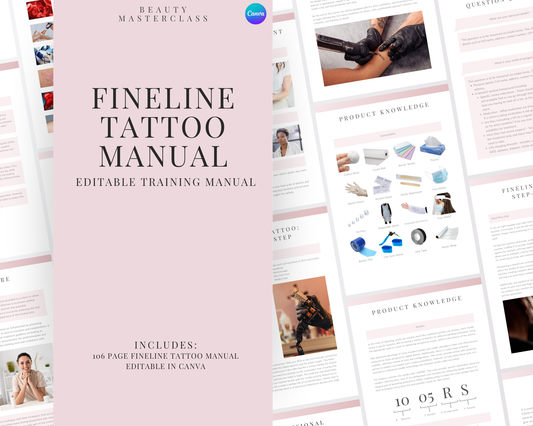 Fineline Tattoo Editable Training Manual