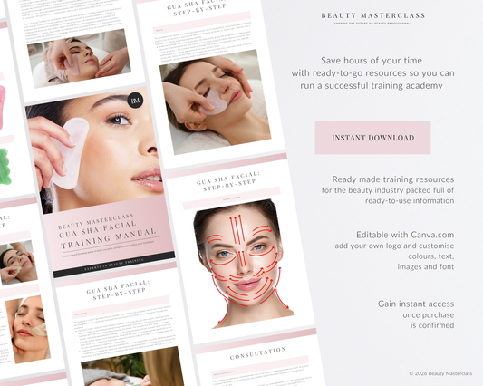 Gua Sha Facial Editable Training Manual