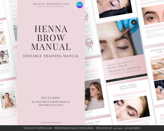 Henna Brow Editable Training Manual