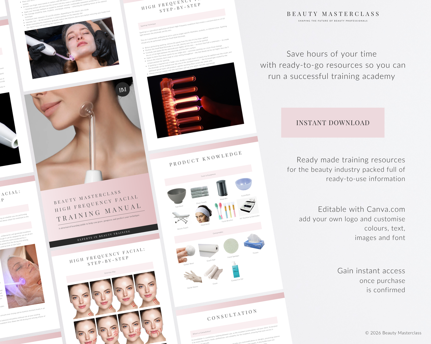 High Frequency Facial Editable Training Manual