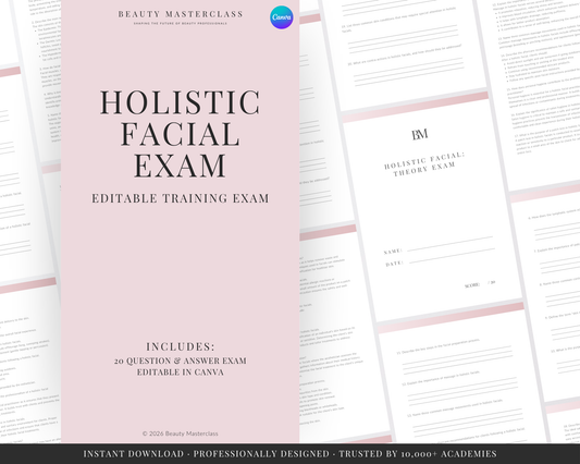 Holistic Facial Editable Theory Exam
