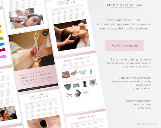 Hopi Ear Candling Editable Training Manual