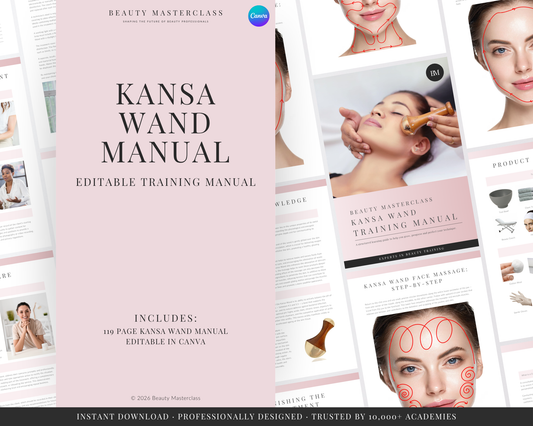 Kansa Wand Facial Massage Editable Training Manual