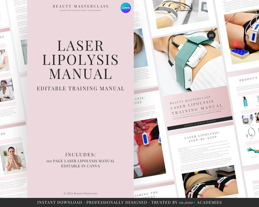 Laser Lipolysis Editable Training Manual for Body Contouring Therapy