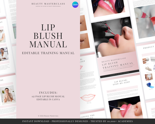 Lip Blush SPMU Editable Training Manual