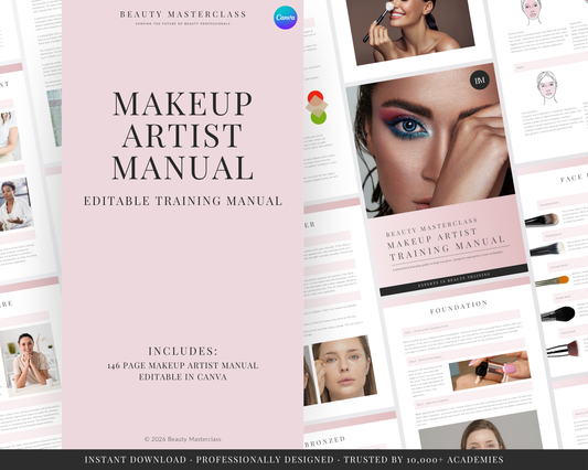 Makeup Artist Editable Training Manual