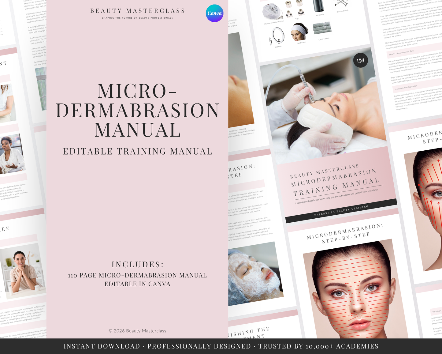 Microdermabrasion Facial Editable Training Manual