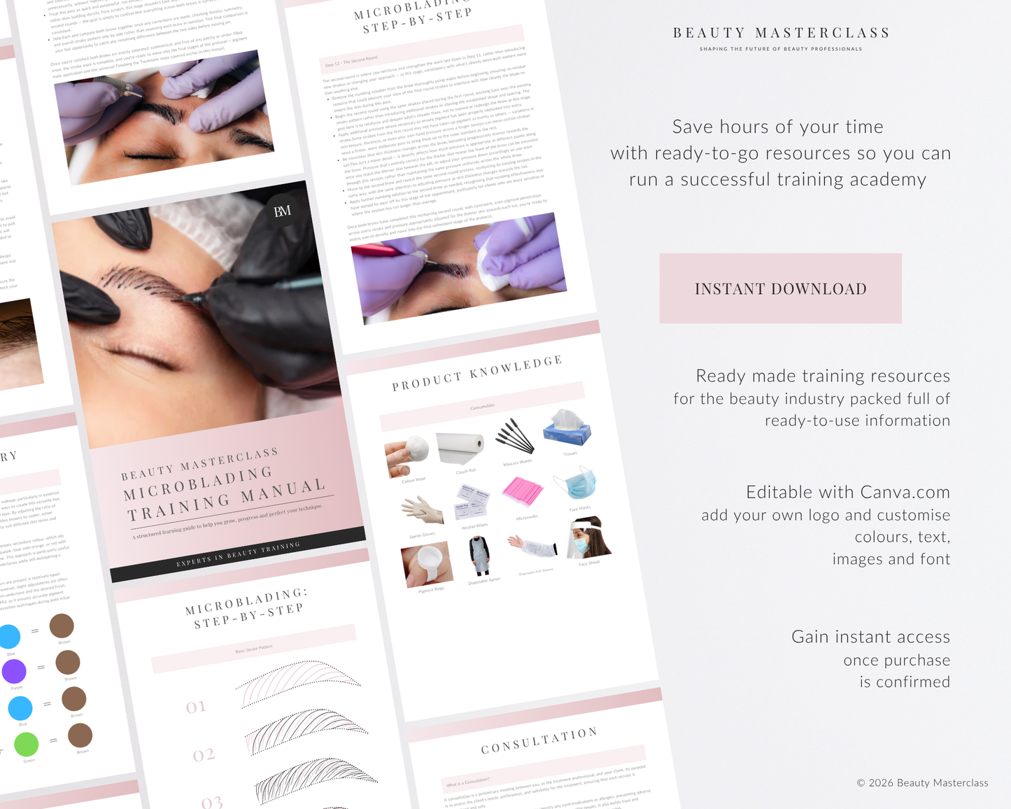 Microblading SPMU Editable Training Manual