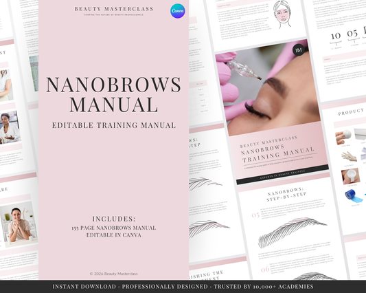 Nanobrows SPMU Editable Training Manual