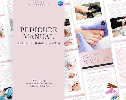 Pedicure Nail Editable Training Manual