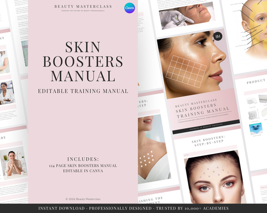 Skin Boosters Aesthetic Editable Training Manual