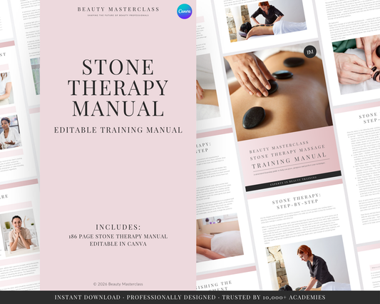 Stone Therapy Massage Editable Training Manual