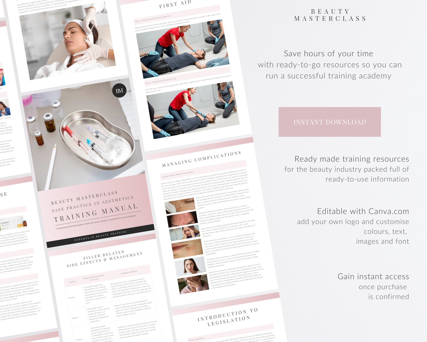 Safe Practice in Aesthetics Aesthetic Editable Training Manual