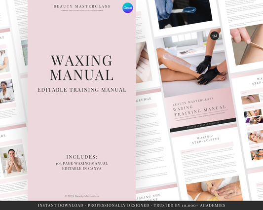 Waxing Editable Training Manual