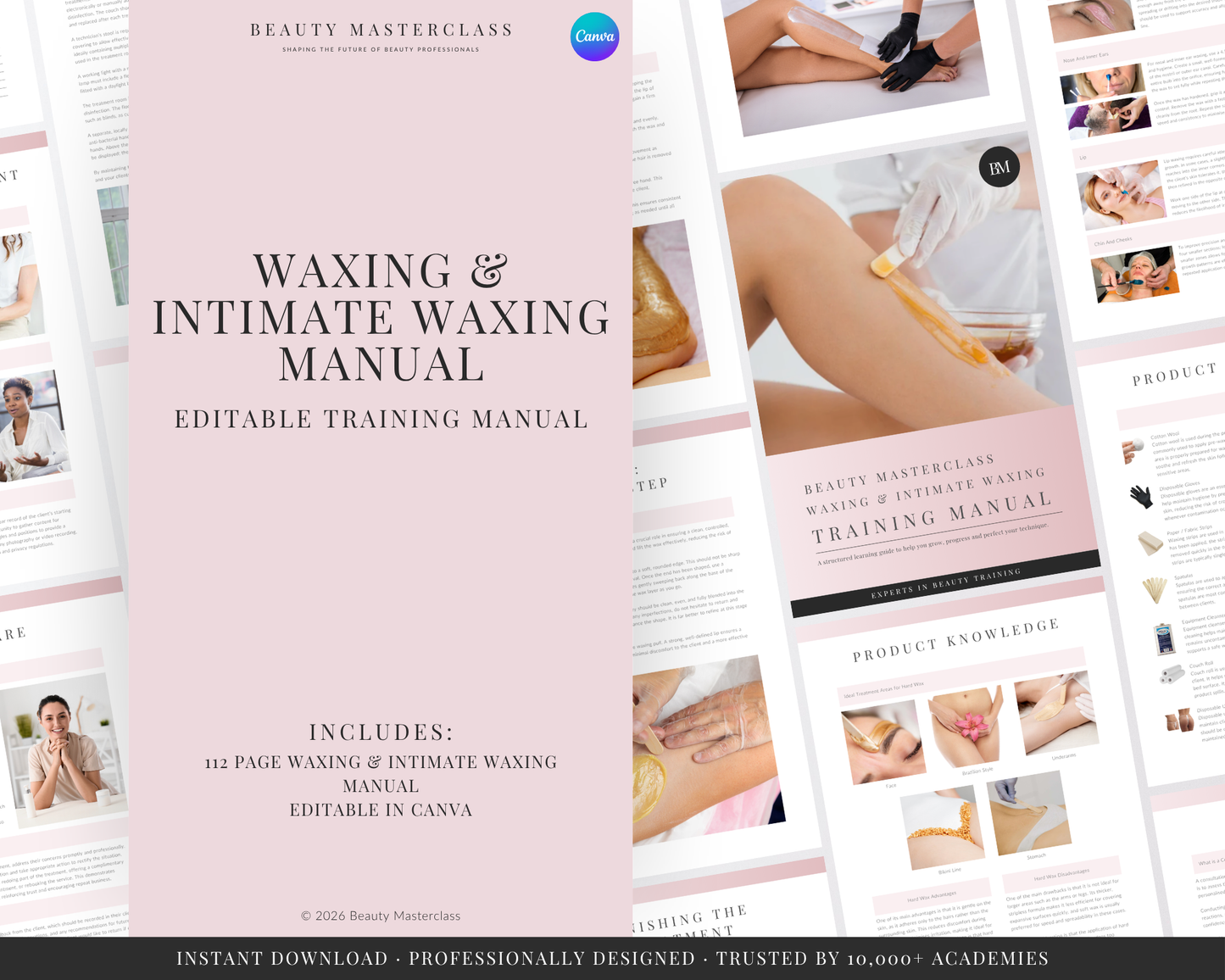 Waxing and Intimate Waxing Editable Training Manual