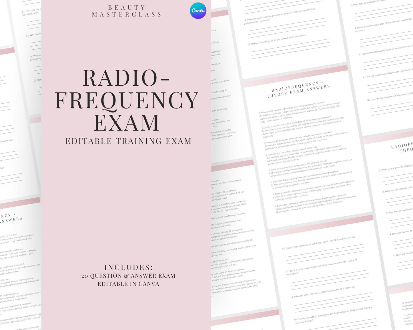 Radiofrequency (RF) Body Contouring Editable Theory Exam
