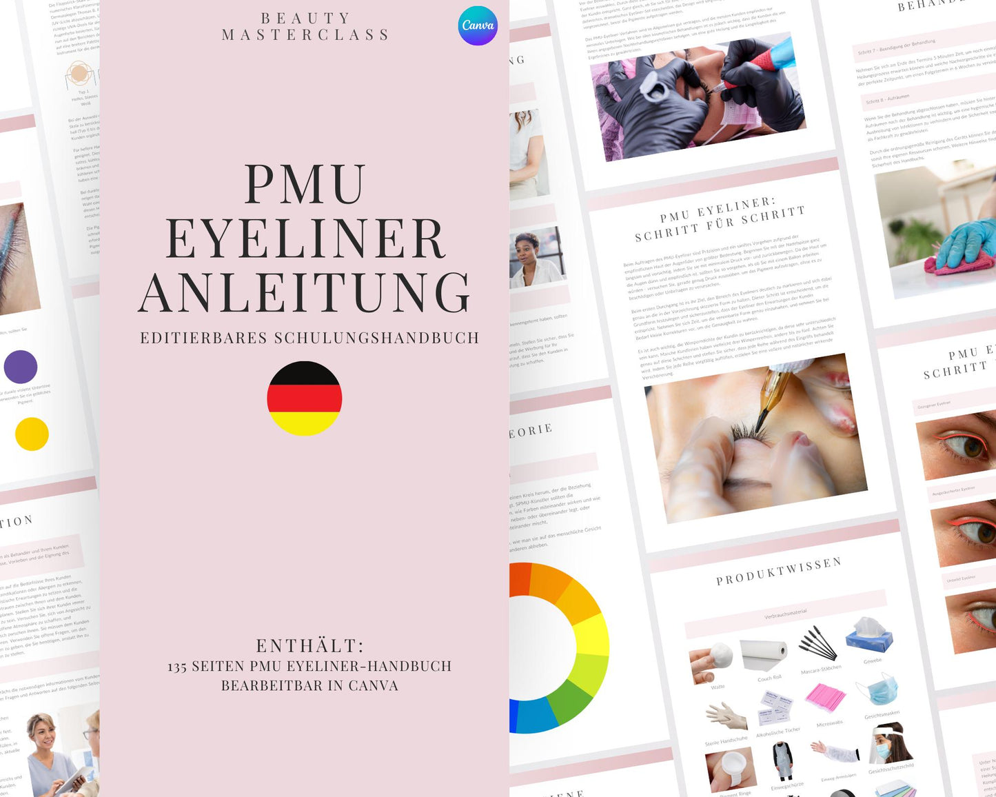 German PMU Eyeliner Editable Training Manual