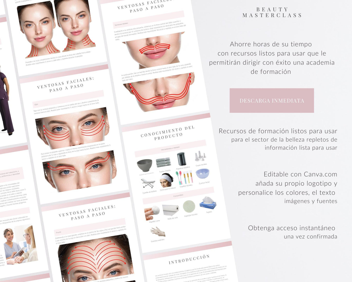 Spanish Facial Cupping Editable Training Manual