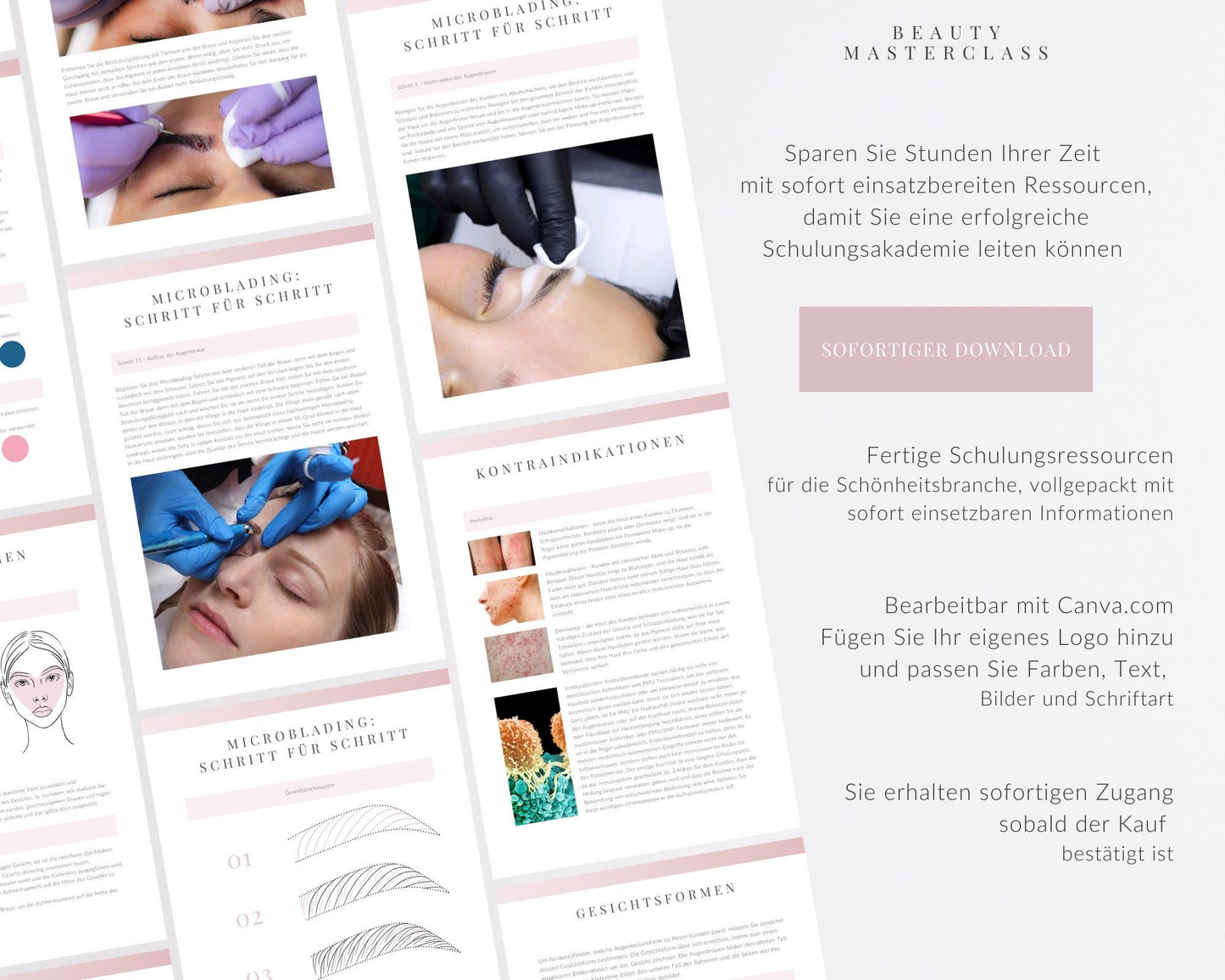 German Microblading Editable Training Manual
