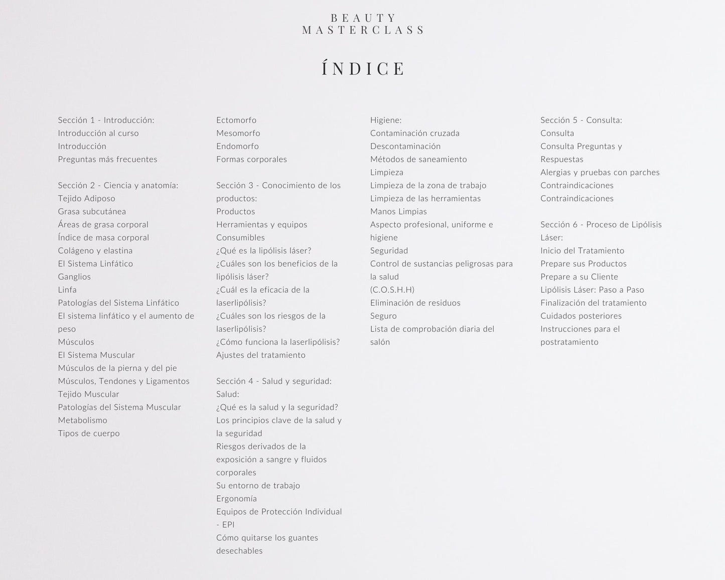 Spanish Laser Lipolysis Editable Training Manual