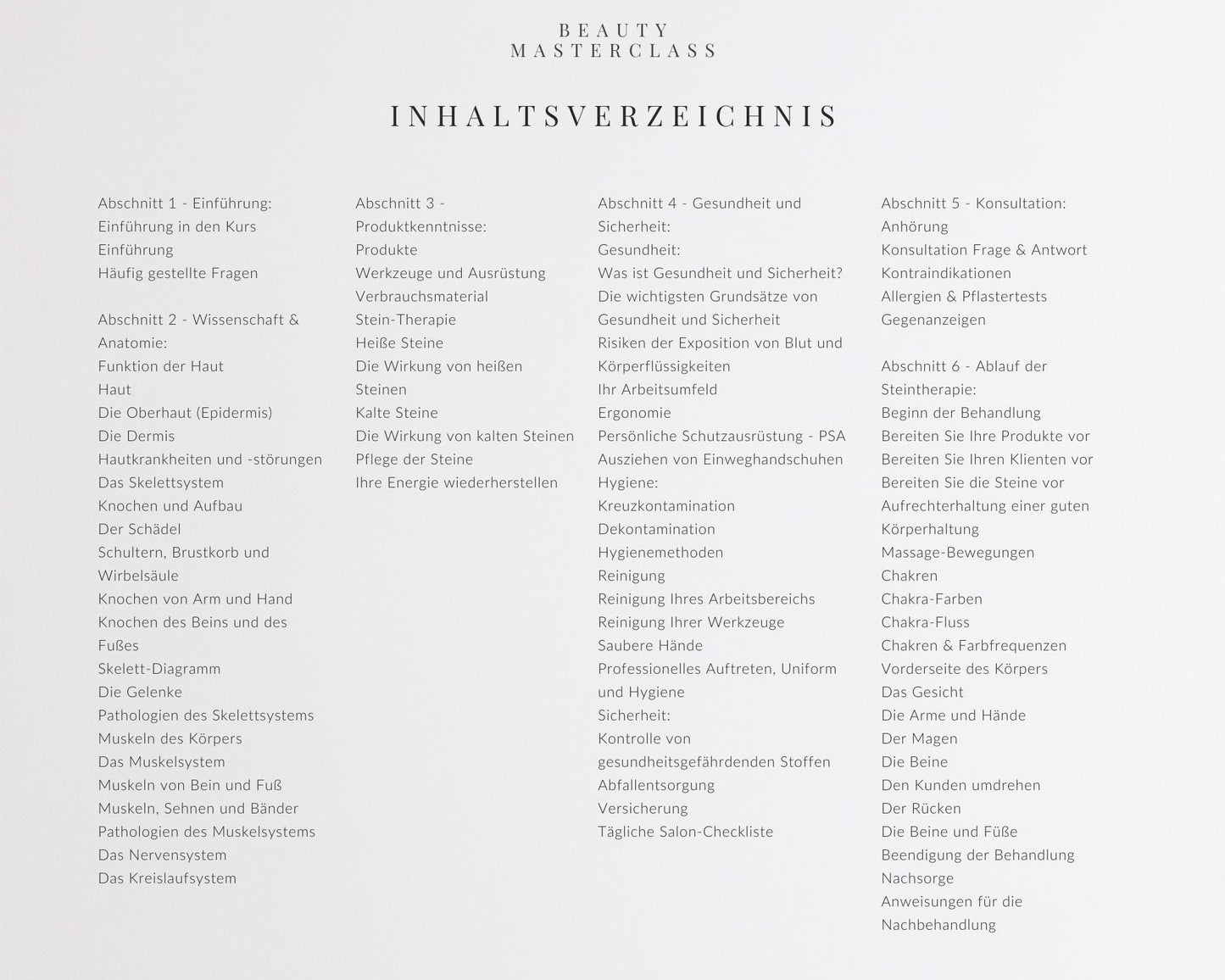 German Stone Therapy Massage Editable Training Manual